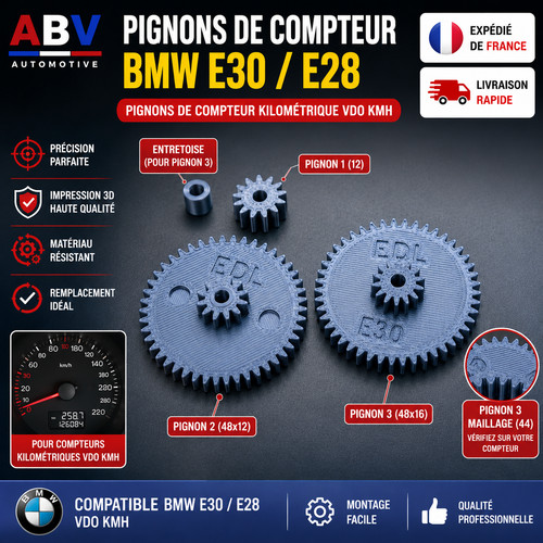 Kit pignons compteur - compteur, e30