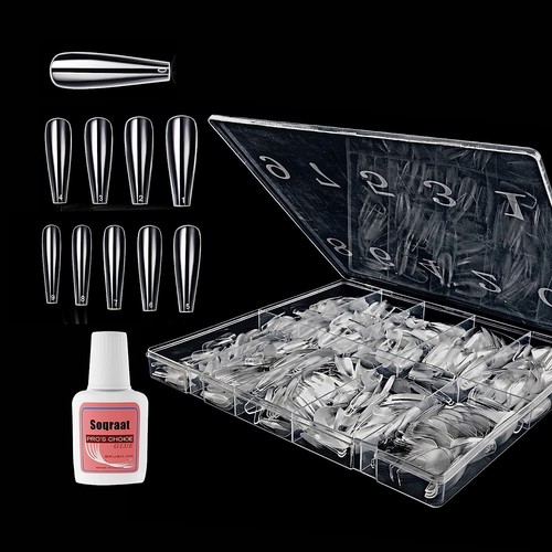 Faux ongles clear - x500, en