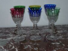 Lot of 6 Roemer Crystal SAINT LOUIS WINE GLASSES MODEL Tommy RESTORE