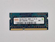 Hynix 1GB DDR3 1066MHz SO-DIMM RAM 2Rx16 PC3-8500S HMT112S6AFR6C-G7 AA - Tested