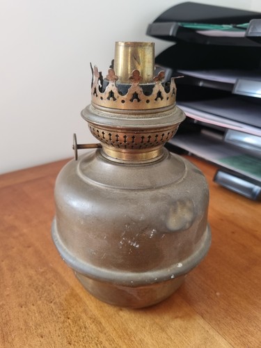 Lampe pétrole métal - pétrole, en