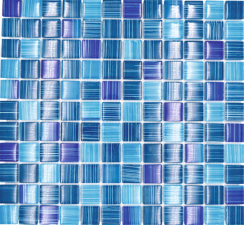 Mosaïque verre strichbleu - en,