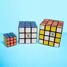 Rubik’s Cube Twist Puzzles Set Of 3 4x4, 3x3 & Mini 3x3 Original Branded Solved!