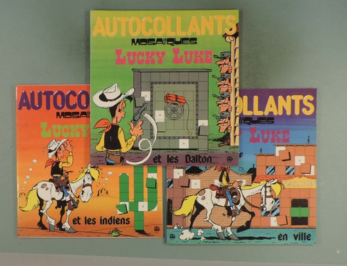 Lucky luke autocollants - luke,