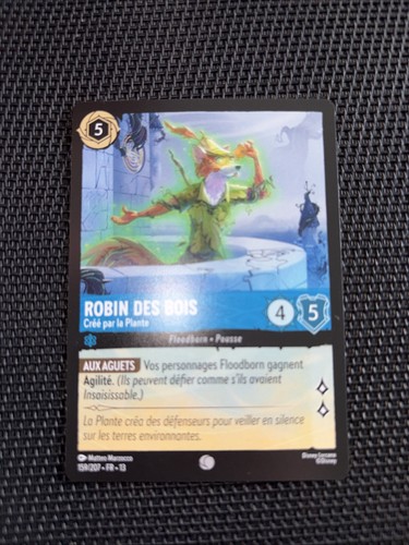 Carte disney lorcana robin - disney, des