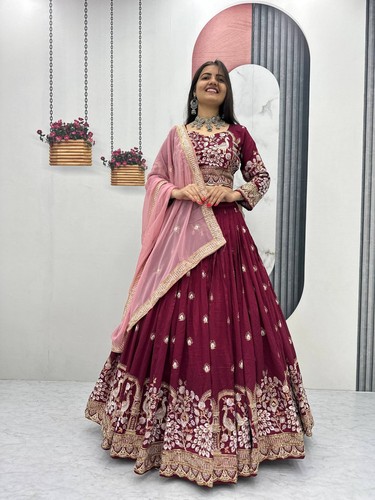 Fête lehenga choli - choli, indien