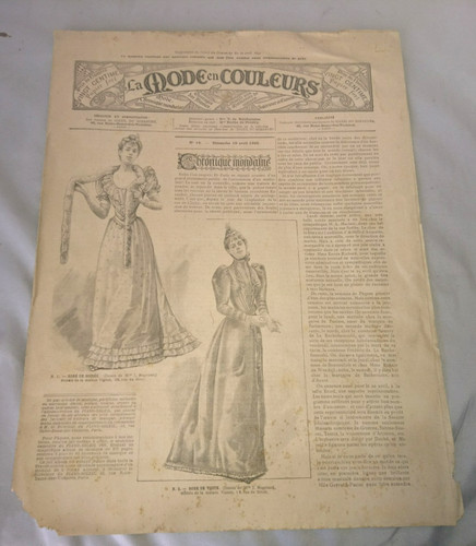 Ancien journal revue mode - ancien,