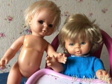 Famosa: Lot of Two Rare Crying Twins Nenuco Swimmers