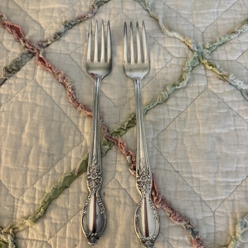 Silverplated long grill forks - silverplated,