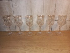 6 verres cristal d'Arques