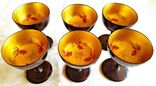 Coupes fruits laque - 6,