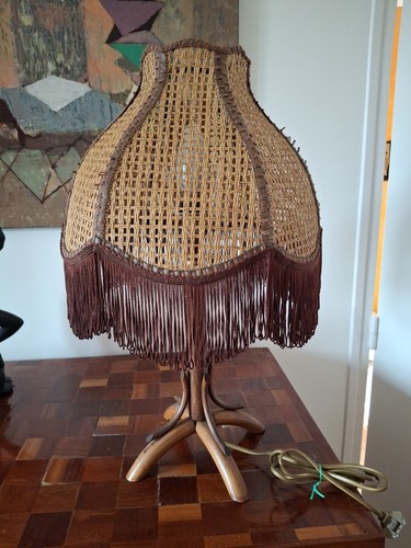 Belle lampe vintage bambou - belle,