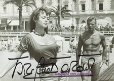 BRIGITTE BARDOT : Signed Etoile World / Autograph Original Authentic / Carte.