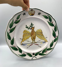 Longwy Imperial Eagle Plate - Bicentennial Napoleon I - Coin Numbered 442