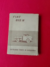 Fiat 615 N SPARE PARTS BOOKLET CATALOG