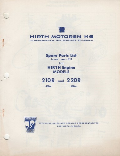 Hirth engine 210r - hirth,