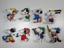 Lot de 8 Figurines SNOOPY - United Feature 1958.66