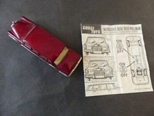 CORGI TOYS MERCEDES BENZ 600 PULLMAN BORDEAUX METAL  1/43