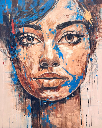 Tableau encadré peinture - , à