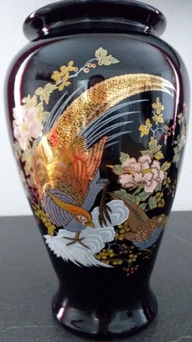 Vase céramique bleue - vase,