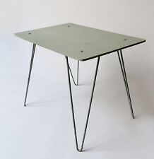 1950s Vintage Design Coffee Table 1950s Metallic Feet