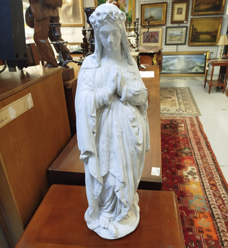 Sculpture vierge marie xxeme - sculpture,