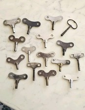 Chime key collection, clock, set of 16 keys for Westminster chime 