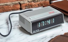 Silvoz - old electric alarm clock 1980 (ref #G-379)