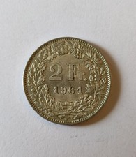 Monnaie 2 Francs SUISSE 1961