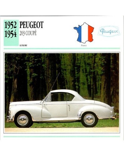 1953 peugeot 203 - peugeot,