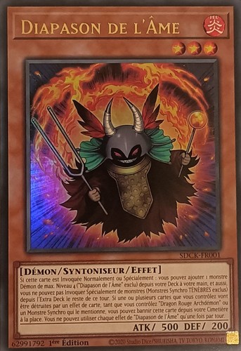 Carte diapason de - yu, gi