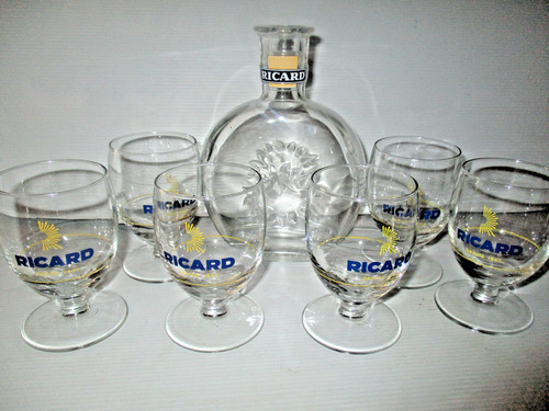Lot verres ricard cl logo - ricard,