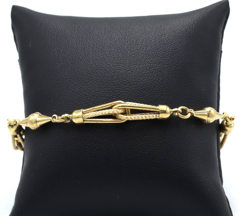 Bracelet jaune massif - bracelet,