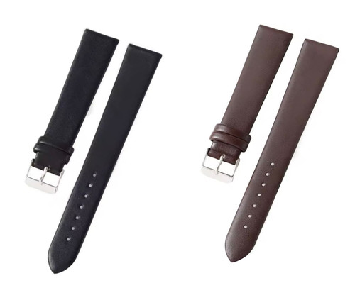 Bracelet montre cuir - , lisse