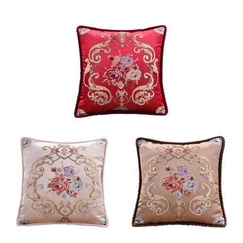 Housse coussin brodée - housse, de