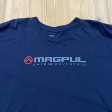 Magpul "Unfair Advantage" Mens XXL Navy Blue Crew Neck Shirt 2XL EDC Carry NRA