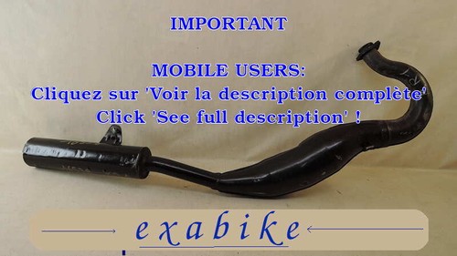 Pot droit pour kawasaki kr1 - pot,