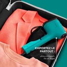 Calor Pure POP, Défroisseur vapeur de voyage, 1300 W, 20g/mn, Prêt en 15s, Auto