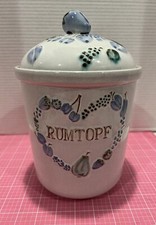 Vintage Signed German Rumtopf