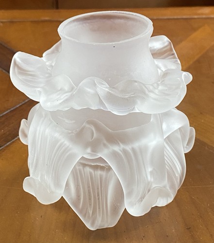 Ancienne tulipe pate verre - pate, de