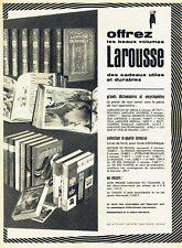 advertising 1022 1954 volumes Larousse dictionaries encyclopedia