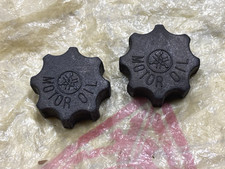Yamaha Chappy LB50P LB80 MX100 MX125 MX175 RD50M RD60 U7E Oil Tank Cap NEW x2
