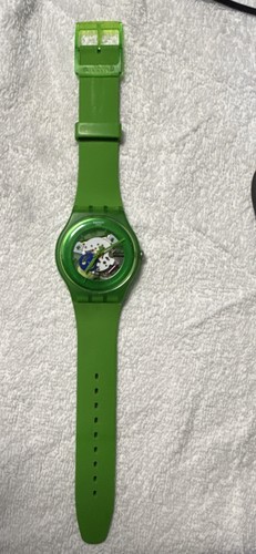 Swatch green lacquered - green,