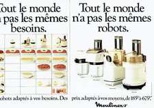 ADVERTISING ADVERTISING 027 1980 les robots Moulinex (2 pages)