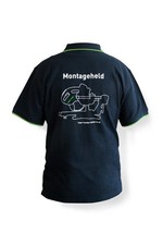 Festool Polo Shirt Bleu Foncé Kapex KS 60 Hommes Montageheld Différentes Tailles