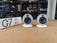 Focal Dome Compact Speakers with wall brackets/ table stands.