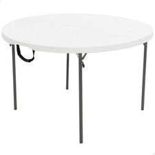 Table Piable Lifetime Blanc