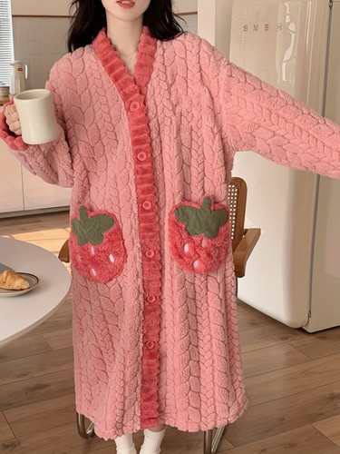 Robe nuit peignoir polaire - nuit,