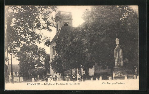 Cpa pommard eglise et - cpa, pommard,