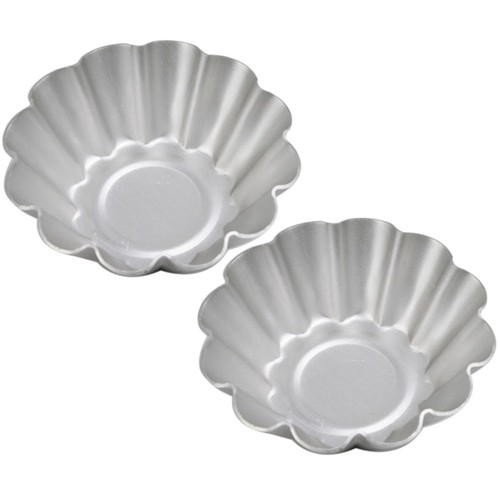 2pcs aluminium alloy tart - aluminium,